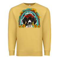 Antique Gold german shorthaired pointer western rainbow Premium Sweatshirt - Artiststas