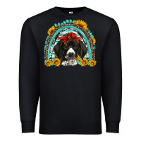 Black german shorthaired pointer western rainbow Premium Sweatshirt - Artiststas