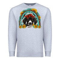 Heather Grey german shorthaired pointer western rainbow Premium Sweatshirt - Artiststas
