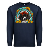 Navy german shorthaired pointer western rainbow Premium Sweatshirt - Artiststas