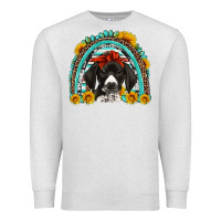 Oatmeal Heather german shorthaired pointer western rainbow Premium Sweatshirt - Artiststas