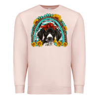 Pale Pink german shorthaired pointer western rainbow Premium Sweatshirt - Artiststas