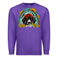 Purple german shorthaired pointer western rainbow Premium Sweatshirt - Artiststas