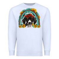 White german shorthaired pointer western rainbow Premium Sweatshirt - Artiststas