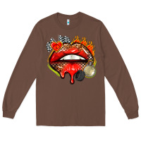 Chestnut race lips Long Sleeve Tee - AdoDesignShop