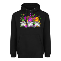 Black mardi gras gnomes Heavyweight Hoodie - Jasminsmagicworld