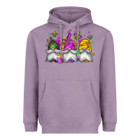 Lavender mardi gras gnomes Heavyweight Hoodie - Jasminsmagicworld