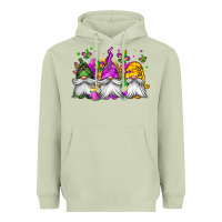 Matcha mardi gras gnomes Heavyweight Hoodie - Jasminsmagicworld
