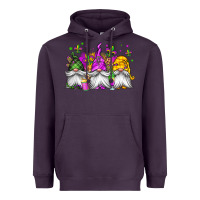 Plum mardi gras gnomes Heavyweight Hoodie - Jasminsmagicworld