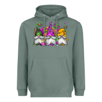 Sage mardi gras gnomes Heavyweight Hoodie - Jasminsmagicworld