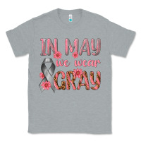 Heather Grey In May We Wear Gray Classic Tee - texasbilliewilder