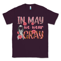 Plum In May We Wear Gray Classic Tee - texasbilliewilder