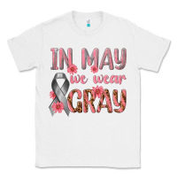 White In May We Wear Gray Classic Tee - texasbilliewilder