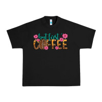 Black but first coffee Urban Heavy Tee - texasbilliewilder