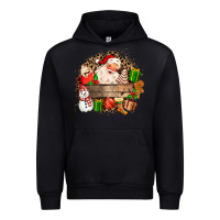 Black Santa Urban Hoodie - MaliasSmallBusiness