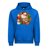 Cobalt Santa Urban Hoodie - MaliasSmallBusiness