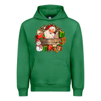 Emerald Santa Urban Hoodie - MaliasSmallBusiness