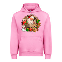 Fuchsia Pink Santa Urban Hoodie - MaliasSmallBusiness