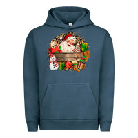 Pigment Midnight Navy Santa Urban Hoodie - MaliasSmallBusiness