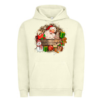 Pigment Pistachio Santa Urban Hoodie - MaliasSmallBusiness