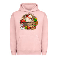 Pigment Salmon Santa Urban Hoodie - MaliasSmallBusiness