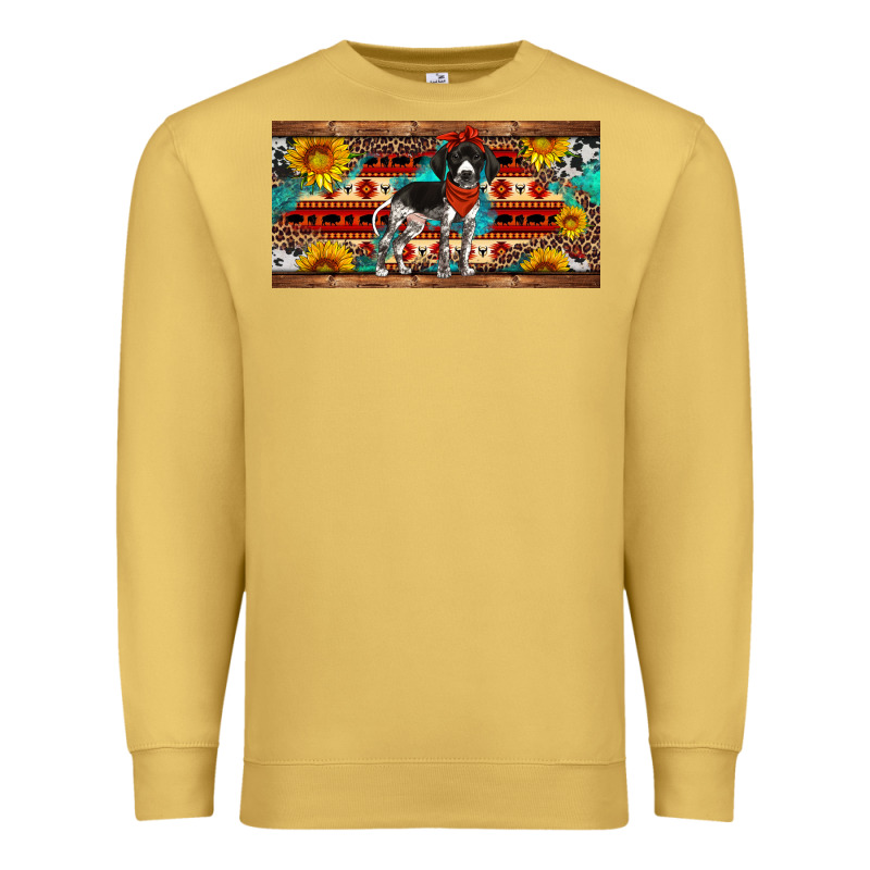 German Shorthaired Pointer License Plate Premium Sweatshirt by Artiststas | Teevron