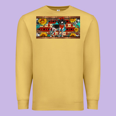 German Shorthaired Pointer License Plate Premium Sweatshirt Designed By Artiststas