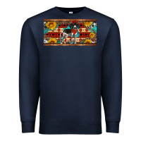 Navy german shorthaired pointer license plate Premium Sweatshirt - Artiststas