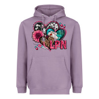 Lavender lpn licensed practical nurse hearts Heavyweight Hoodie - Jasminsmagicworld