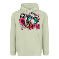 Matcha lpn licensed practical nurse hearts Heavyweight Hoodie - Jasminsmagicworld