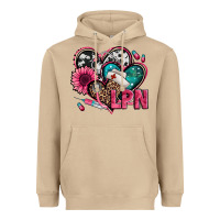 Mushroom lpn licensed practical nurse hearts Heavyweight Hoodie - Jasminsmagicworld