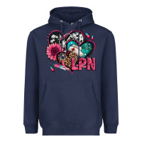 Navy lpn licensed practical nurse hearts Heavyweight Hoodie - Jasminsmagicworld
