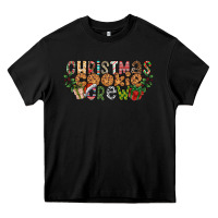 Black christmas cookie crew Heavy Core Tee - CowhideDigitalArt