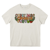 Cream christmas cookie crew Heavy Core Tee - CowhideDigitalArt