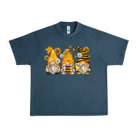 Midnight Navy bumble bee gnomes Urban Heavy Tee - Zillion Design Studio
