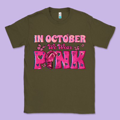 In October We Wear Pink Classic Tee Designed By Texasbilliewilder