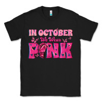 Black In October We Wear Pink Classic Tee - texasbilliewilder