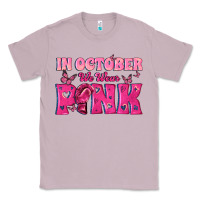 Lilac In October We Wear Pink Classic Tee - texasbilliewilder