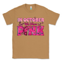 Toasted Coconut In October We Wear Pink Classic Tee - texasbilliewilder