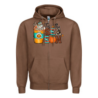 Chestnut tis the sea son Zipper Hoodie - CowhideDigitalArt