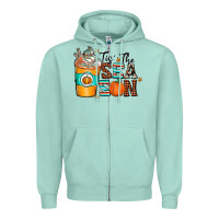 Seafoam tis the sea son Zipper Hoodie - CowhideDigitalArt