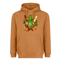 Meerkat beer bottle party set for christmas Heavyweight Hoodie - AdoDesignShop