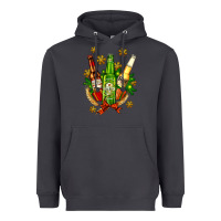 Smoke beer bottle party set for christmas Heavyweight Hoodie - AdoDesignShop