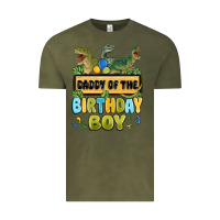 Vintage Olive daddy of the birthday boy Vintage Tee - MaliasSmallBusiness