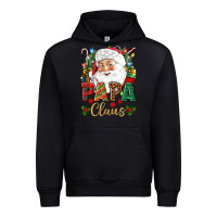 Black Papa Claus Christmas Urban Hoodie - NancyCooperArtShop