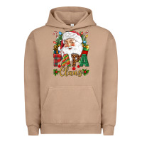 Pigment Burro Papa Claus Christmas Urban Hoodie - NancyCooperArtShop