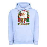 Pigment Grape Ice Papa Claus Christmas Urban Hoodie - NancyCooperArtShop