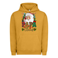 Pigment Peanut Butter Papa Claus Christmas Urban Hoodie - NancyCooperArtShop