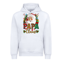 White Papa Claus Christmas Urban Hoodie - NancyCooperArtShop