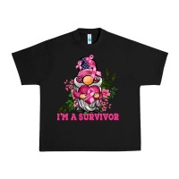 Black i'm a survivor gnome Urban Heavy Tee - BarkalooDesign